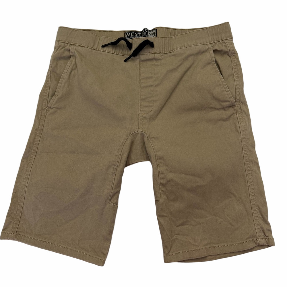 West 49 Tan Khaki Casual Skater Jogger Shorts Youth Boy Size 16 XL